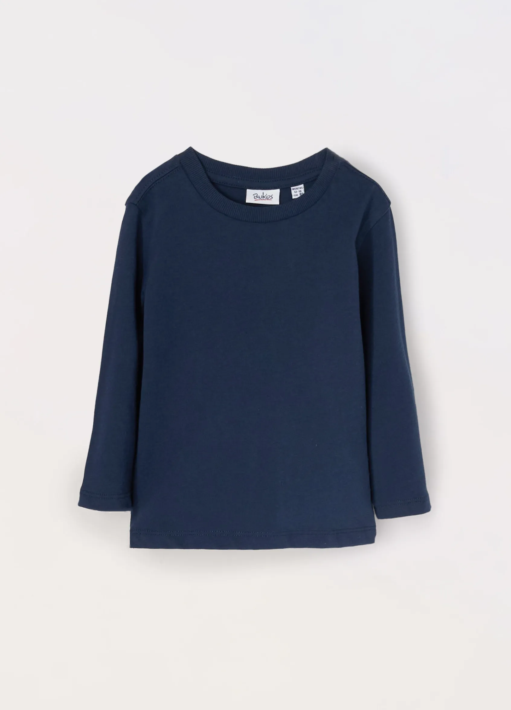 Blukids T-shirt a maniche lunghe in puro cotone neonato- T-shirt