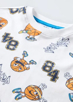 Blukids T-shirt a maniche lunghe in puro cotone bambino-Bambino T-shirt