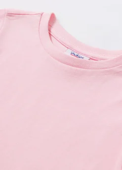 Blukids T-shirt a maniche lunghe in puro cotone neonata- T-shirt