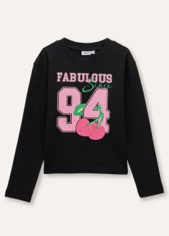 Blukids T-shirt a maniche lunghe ragazza- T-shirt