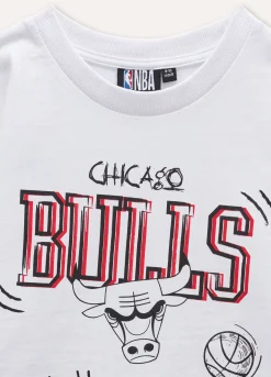 Blukids T-shirt Chicago Bulls in puro cotone ragazzo- T-shirt