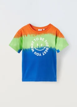 Blukids T-shirt con motivo Tie & Dye bambino-Bambino T-shirt