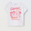Blukids T-shirt cropped in puro cotone ragazza- T-shirt