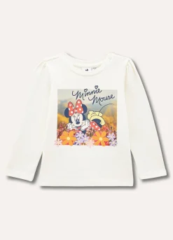 Blukids T-shirt Disney a maniche lunghe in cotone neonata- T-shirt