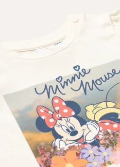 Blukids T-shirt Disney a maniche lunghe in cotone neonata- T-shirt