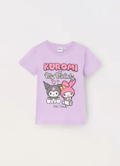 Blukids T-shirt Hello Kitty in puro cotone bambina- T-shirt