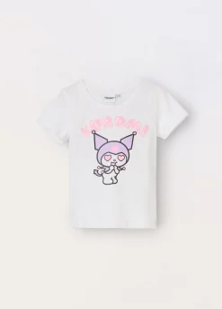 Blukids T-shirt Hello Kitty in puro cotone bambina- T-shirt