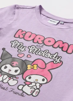 Blukids T-shirt Hello Kitty in puro cotone bambina- T-shirt
