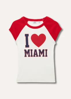 Blukids T-shirt in costina di cotone stretch ragazza- T-shirt