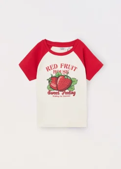 Blukids T-shirt in costina di cotone stretch ragazza- T-shirt