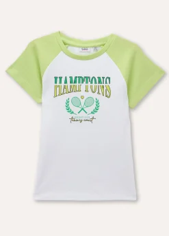Blukids T-shirt in costina di cotone stretch ragazza- T-shirt