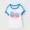 Blukids T-shirt in costina di puro cotone ragazza- T-shirt