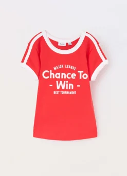 Blukids T-shirt in costina di puro cotone ragazza- T-shirt