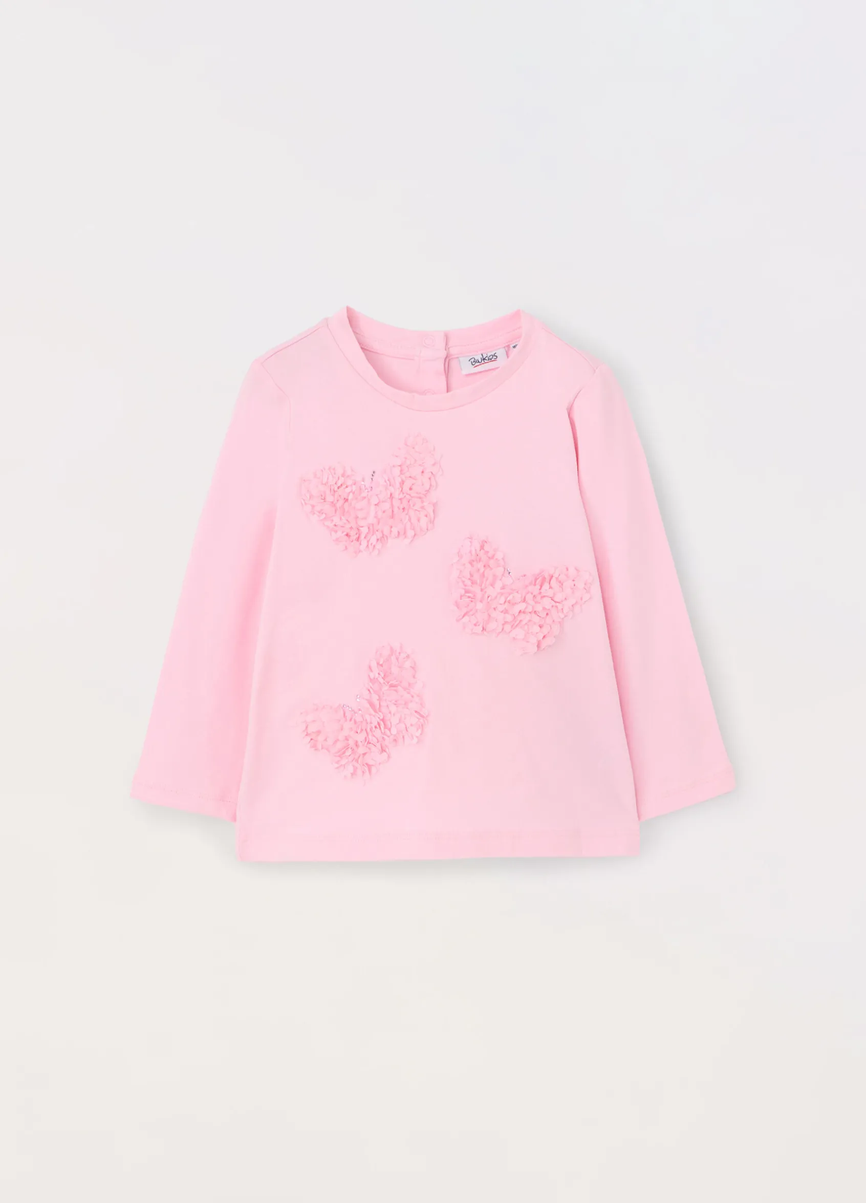 Blukids T-shirt in cotone stretch neonata- T-shirt