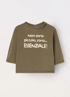 Blukids T-shirt in cotone stretch neonato- T-shirt