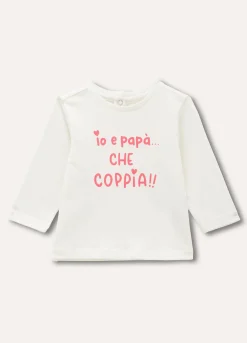Blukids T-shirt in cotone stretch neonata- T-shirt