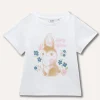 Blukids T-shirt in cotone stretch con stampa bambina- T-shirt