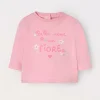 Blukids T-shirt in cotone stretch neonata- T-shirt