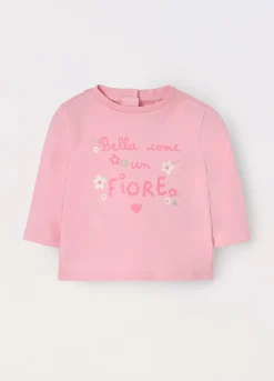Blukids T-shirt in cotone stretch neonata- T-shirt