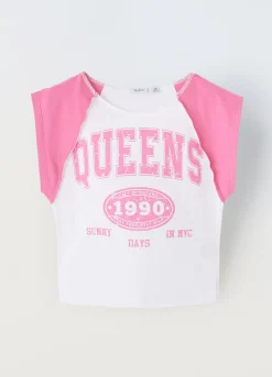 Blukids T-shirt in cotone stretch ragazza- T-shirt