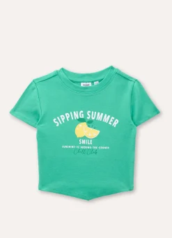 Blukids T-shirt in cotone stretch ragazza- T-shirt