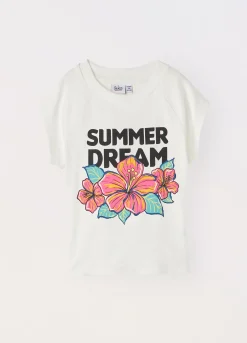 Blukids T-shirt in cotone stretch ragazza- T-shirt