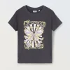 Blukids T-shirt in cotone stretch con stampa ragazza- T-shirt