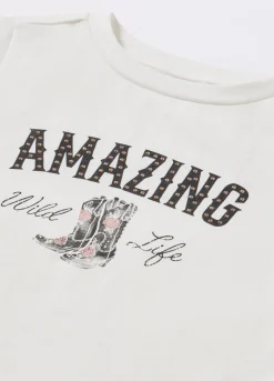 Blukids T-shirt in cotone stretch ragazza- T-shirt