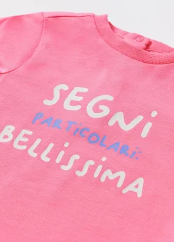 Blukids T-shirt in cotone stretch neonata- T-shirt