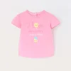 Blukids T-shirt in jersey di cotone stretch neonata- T-shirt