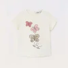 Blukids T-shirt in jersey di cotone stretch neonata- T-shirt