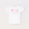 Blukids T-shirt in jersey di cotone stretch neonata- T-shirt