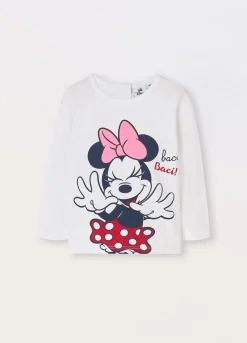 Blukids T-shirt in jersey di cotone stretch neonata- T-shirt