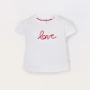 Blukids T-shirt in jersey di cotone stretch neonata- T-shirt