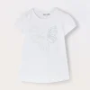 Blukids T-shirt in jersey di cotone stretch bambina- T-shirt