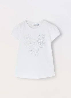 Blukids T-shirt in jersey di cotone stretch bambina- T-shirt