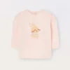 Blukids T-shirt in jersey di cotone stretch neonata- T-shirt
