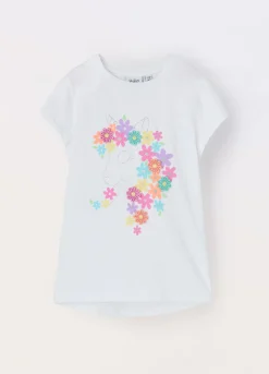 Blukids T-shirt in jersey di cotone stretch bambina- T-shirt