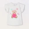 Blukids T-shirt in jersey di cotone stretch bambina- T-shirt