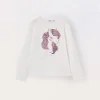 Blukids T-shirt in jersey di cotone stretch bambina- T-shirt