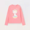 Blukids T-shirt in jersey di cotone stretch bambina- T-shirt