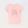 Blukids T-shirt in jersey di cotone stretch neonata- T-shirt