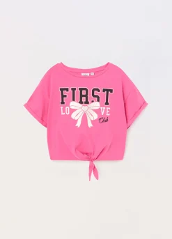 Blukids T-shirt in jersey di cotone stretch ragazza- T-shirt
