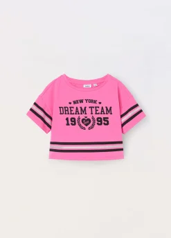 Blukids T-shirt in jersey di cotone stretch ragazza- T-shirt