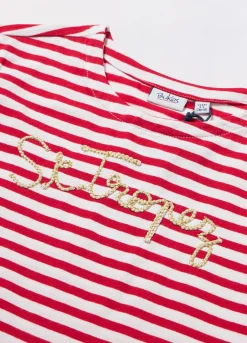 Blukids T-shirt in jersey di cotone stretch bambina- T-shirt
