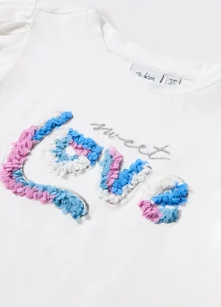 Blukids T-shirt in jersey di cotone stretch bambina- T-shirt