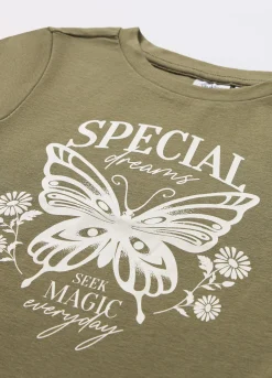 Blukids T-shirt in jersey di cotone stretch ragazza- T-shirt