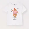 Blukids T-shirt in jersey di puro cotone neonato- T-shirt