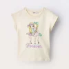 Blukids T-shirt in jersey di puro cotone bambina- T-shirt