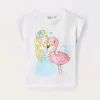 Blukids T-shirt in jersey di puro cotone bambina- T-shirt